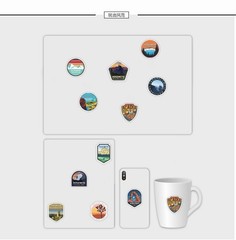 US National Park Sticker Pack Set 50 pcs Adventure Nature Outdoors Hiking Skiing