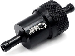 Billet Aluminum Universal 1/4 Sintered Bronze In-Line Fuel Filter for Motorcycle