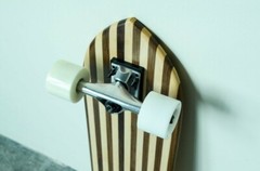 Striped Cruiser Skateboard Longboard – Southpaw Board Co. Built in USA