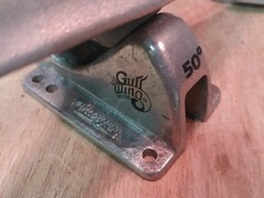 2 Gullwing 10″ – 50° Charger Neil Carver Skateboard Trucks Longboard
