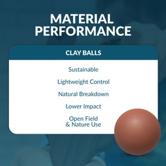 (1500) 3/8″ Inch Biodegradable Slingshot Ammo Precision Hard Clay Balls