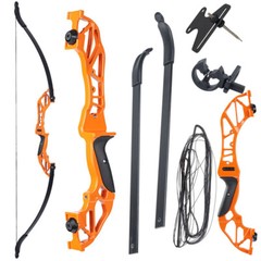 53″ Archery Beginner Adult RH Takedown Recurve Bow Arrow for Target Practice