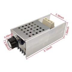 AC 110V 120V 220V 230V 10000W High Power SCR Motor Speed Controller Voltage R…