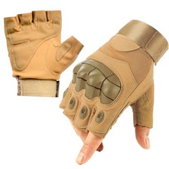 Fingerless Gloves – Men & Women, Breathable & Impact-Resistant Half-Finger Gl…