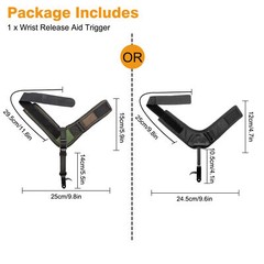 Archery Wrist Release Aid Trigger Strap Caliper Compound Bow Hunting Adult/Youth