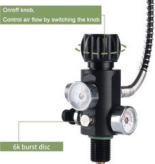 HPA Fill Station Paintball / Airsoft / PCP – 4500psi Carbon SCBA Tank New Hydro