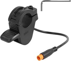 E-Bike Thumb Throttle 300X,Waterproof Ebike Throttle 3 Pin for 7/8inch 22mm L…