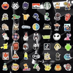 30/300 Pcs Cool Stickers for Adults, Brand Stickers for Water Bottles Waterproof