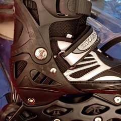 Dikashi Youth Inline Skates Rollerblades Black/White ABEC-7 Bearings