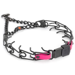 Herm Sprenger Black 23in x 3.2mm(neck size up to19-20in), Passionfruit Pink