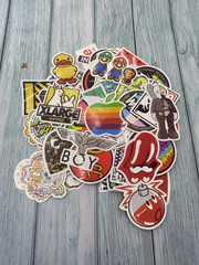 100pcs Mixed Skate Stickers Pack HydroFlask Laptop Cool Suitcase Dope Skateboard