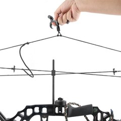 AMEYXGS Archery Bow Release for Compound Bows,Durable Aluminum 360° Black