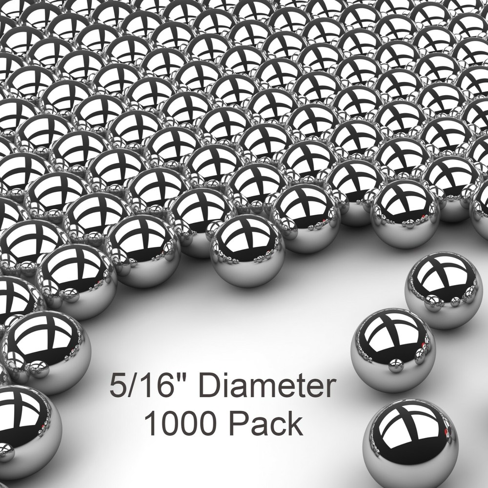 1000 5/16″ Inch Steel Shot Slingshot Ammo Balls