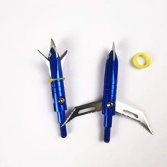 12Pcs 2 Blade 100 Grain Archery Crossbow Broadheads Arrowheads Tips for Hunting