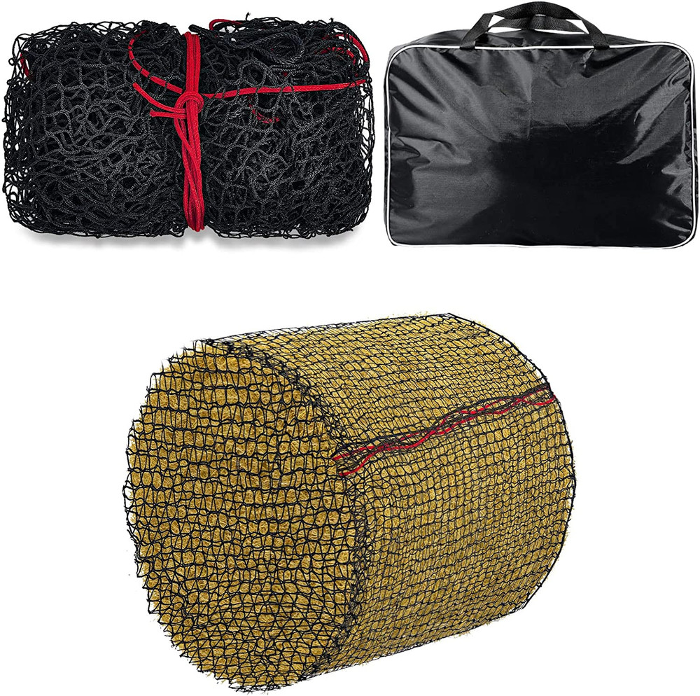 Hay Net Hay Bales Round Bale Hay Net Slow Feed 5 mm Thick Bale Knotless Large…