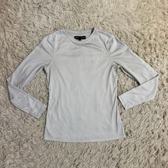 Women’s Medium Grey Asmar Equestrian Long Sleeve Horseback Riding Sunshirt