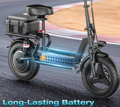 New Electric Scooter with Seat, Commuter Foldable, 1500W 15Ah Battery 30mph US