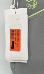Dover Saddlery Wellesley Breeches Classic Piped Gray Tagged 34 Actual 38 27.5 L