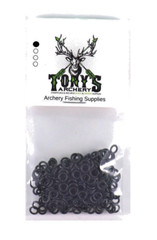 200pcs Broadheads Locks O Rings Shock Collars Black BDBH8520L