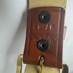 Cabela’s Leather Left-Hand Hip Archery Quiver Belt Quiver Brown Adjustable 97-42