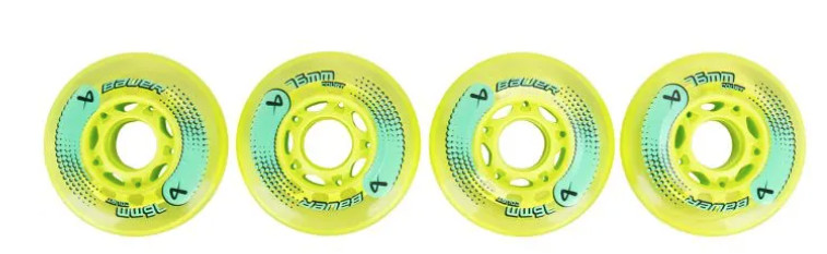 Bauer Court 76A Roller Hockey Wheels – 4 Pack All Sizes Available