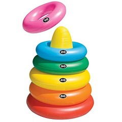 Giant Ring Toss Game Multicolor, 46-3/4inx54in 46-3/4inx54″