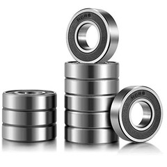 1/2 inch Bearings, 1/2 x1-1/8 x5/16 inch R8-2RS Double R8-2rs(10 Pack) 10