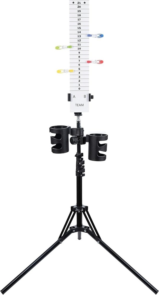 New Valley Walber Score Keeper Set – Scoreboard & Drinkholders for Cornhole E…