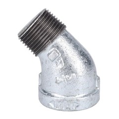 BK Products 510-504HN 300 PSI 45 Deg. Street Elbow 3/4 x 3/4 FIP MIP Dia. in.