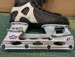 US Hockey Research A7 Chassis For 5.5-8 SR Boots + Hardware Inline Roller Hockey