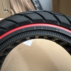 10 X 2.5 SOLID STREET SCOOTER TIRE, UNIVERSAL NON-PNEUMATIC