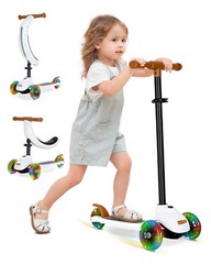 KRIDDO 3-in-1 Kids 29 inches (L) x 8 (W) x 29 (H), White