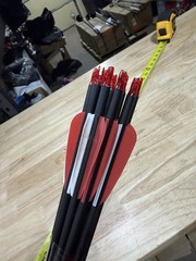 Nano Elong Outdoor Archery Arrows Shafts 7.8mm 12 Pieces