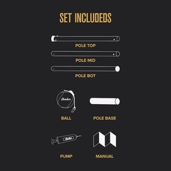 School Quality Soft-Touch Tetherball Set