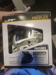 JT Proflex Paintball Mask Goggle Spectra Snow Camo LE