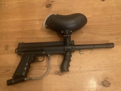 Tippmann Model 98 Platinum ACT Paintball Marker Tested and Working