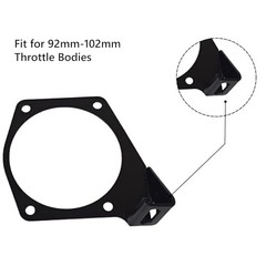4-Bolt Throttle Cable Bracket Intakes 92MM-102MM Replacement for L-S L-S2 L-S3