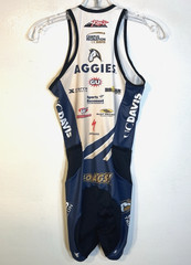 Squadra x UC Davis Size Medium Multicolor Sleeveless Triathlon Suit