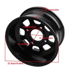10 inch alloy wheel front 22X10-10 or rear 23×7-10 for Kart ATV off-road vehicle