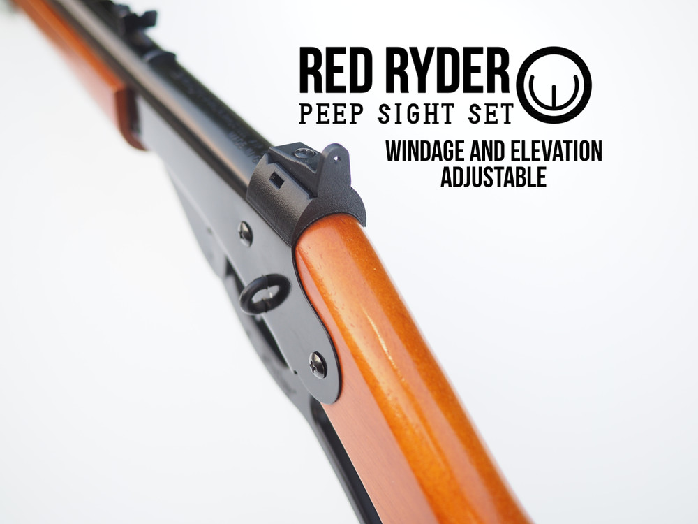 Daisy Red Ryder/ Buck 105 Peep Sight Set – Elevation and Windage Adjustable
