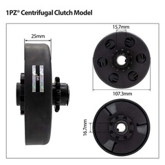 1PZ BA5-11T Centrifugal Clutch 5/8″ Bore #35 Chain 11T Replacement for Baja D…
