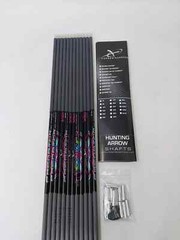 12pk Carbon Express Predator Hot Pursuit 3050 Shafts w Inserts & Nocks: 50894