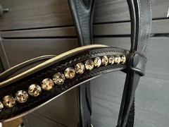 Brown Bridle2Fit dressage Double bridle full Size