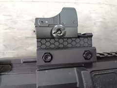 Airsoft Riser Picatinny Rail Mount , 60mm Length , ABS Plastic