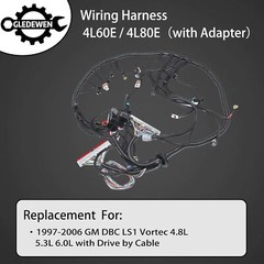 Standalone Wiring Harness, 4L60E DBC, Red/Blue PCM, Compatible with 1997-2006 GM