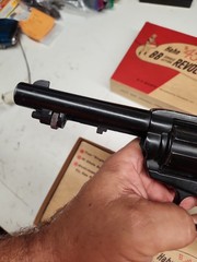 EARLY Hahn Model 45 Single-Action BB Revolver CO2 Air Pistol in Original Box 87