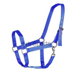 Horse Halter Nylon Full Size Adjustable Tack Shows Equestrian New