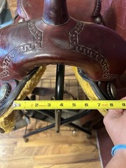 Reinsman Performance 16.5″ Cutting Saddle, Brown Leather, 4321-365DN