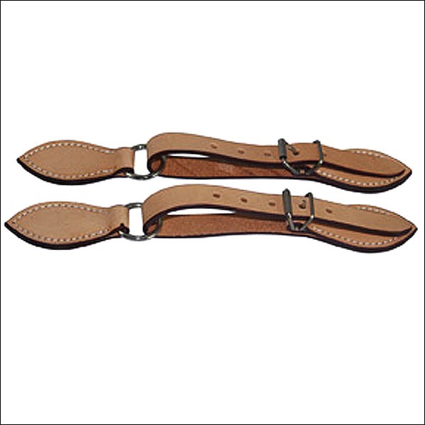 Hilason Russet Leather Spur Strap 5/8In Skirt