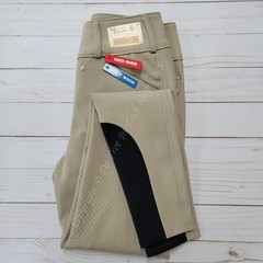 Tailored Sportsman Mid Weight Technical Breeches Silicone Patch – TAN